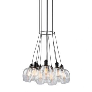 ARTCRAFT LIGHTING CLEARWATER 10 LIGHT CORD CHANDELIER AC10731BK Ottawa