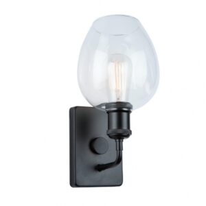 ARTCRAFT LIGHTING CLEARWATER 1 LIGHT WALL MOUNT AC10738BK Brampton