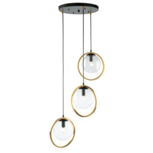 ARTCRAFT LIGHTING LUGANO 3 LIGHT CORD PENDANT AC10893VB Mississauga
