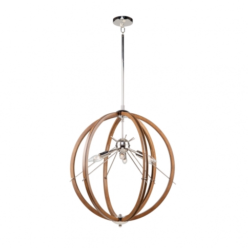 ARTCRAFT LIGHTING ABBEY 6 LIGHT SPHERE PENDANT AC11556PN Montreal