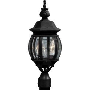 ARTCRAFT LIGHTING Classico Outdoor Post Light AC8363BK Burlington