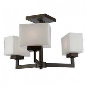 ARTCRAFT LIGHTING Cube Light Semi Flush SC13183OB Quebec City