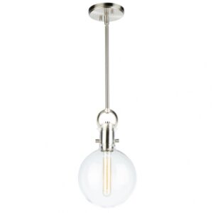 ARTCRAFT LIGHTING SINGLE ROUND GLASS PENDANT SN AC10120SN Mississauga