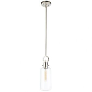 ARTCRAFT LIGHTING SINGLE LARGE GLASS CLEAR PENDANT AC10121SN Brampton