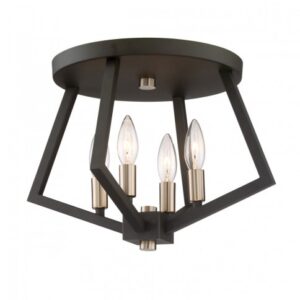 ARTCRAFT LIGHTING Breezy Point Flush Mount AC10683BZ Calgary