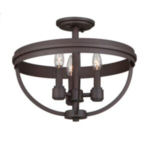 ARTCRAFT LIGHTING Roxbury Semi Flush AC10693OB Montreal