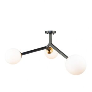 ARTCRAFT LIGHTING RAVELLO 3 LIGHT SEMI FLUSH AC10973VB Halifax