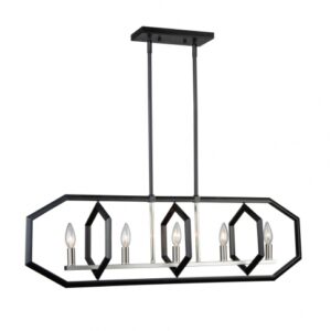 ARTCRAFT LIGHTING PRESTON 5 LIGHT ISLAND PENDANT AC10995NB Collingwood