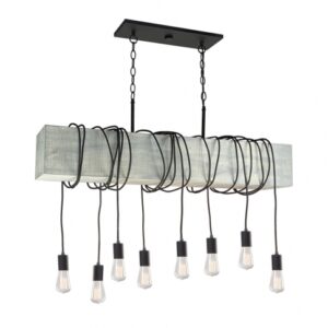 ARTCRAFT LIGHTING Farmhouse Island Light AC11508BW Windsor