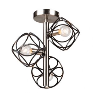 ARTCRAFT LIGHTING SORRENTO 3 LIGHT SEMI FLUSH AC11563NB Toronto