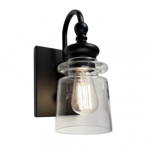 ARTCRAFT LIGHTING CASTARA 1 LIGHT WALL MOUNT AC11591BK Toronto