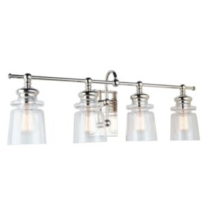 ARTCRAFT LIGHTING CASTARA 4 LIGHT WALL MOUNT AC11594PN Mississauga
