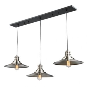 ARTCRAFT LIGHTING BROXTON 3 LIGHT METAL SHADE ISLAND AC11663BN Edmonton