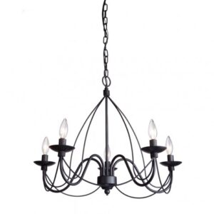 ARTCRAFT LIGHTING Wrought Iron Chandelier AC1485EB Halifax