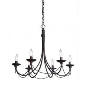 ARTCRAFT LIGHTING Wrought Iron Chandelier AC1486EB Barrie