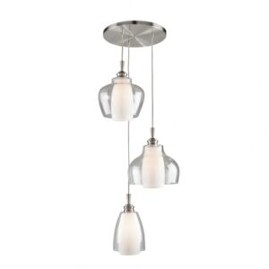 ARTCRAFT LIGHTING DECANTER 3 LIGHT SPIRAL PENDANT SC13253BN Brampton
