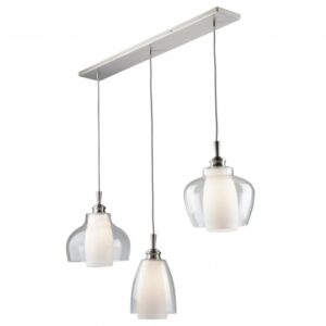 ARTCRAFT LIGHTING DECANTER 3 LIGHT ISLAND PENDANT SC13254BN Barrie