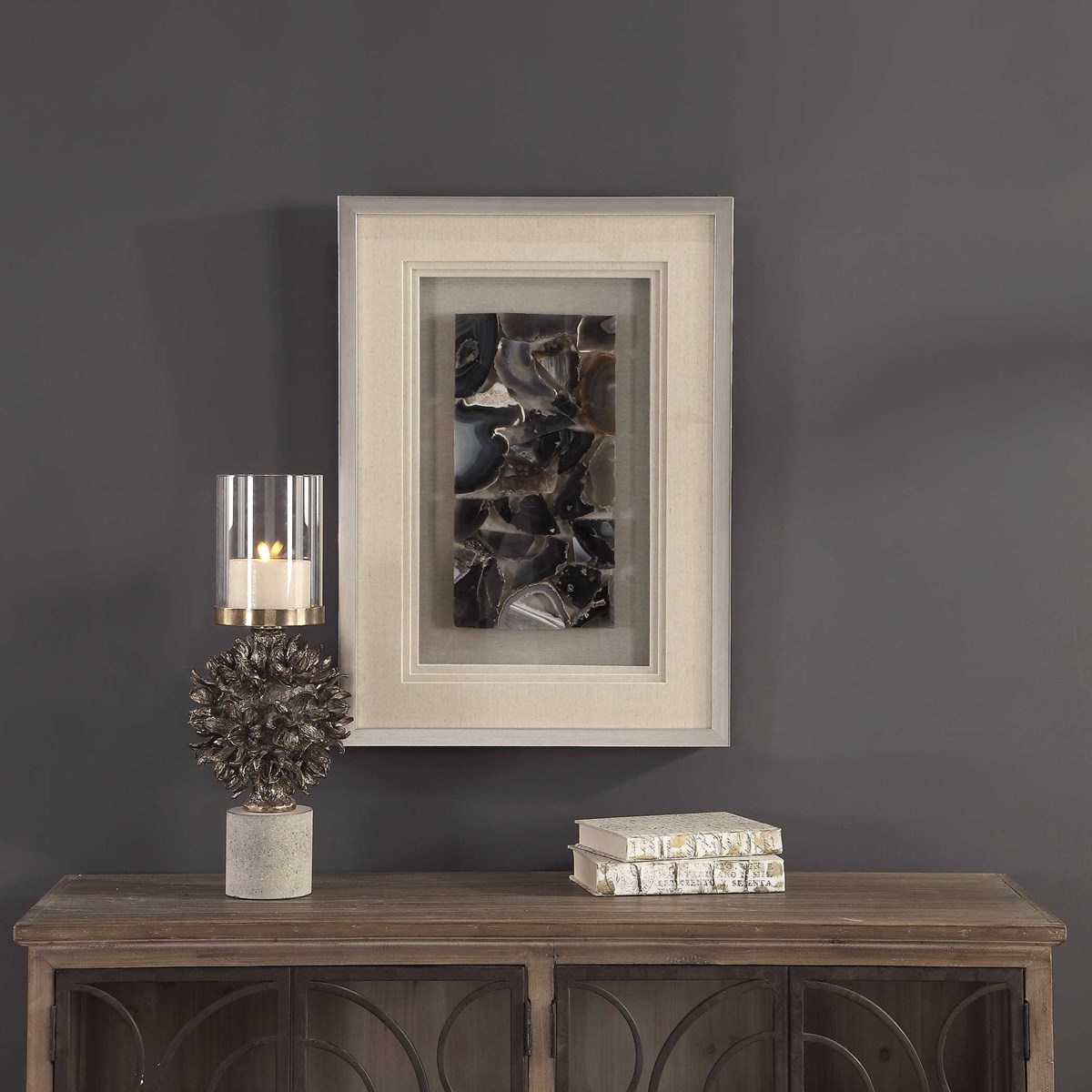 Uttermost Seana Agate Stone Shadow Box 04162 Calgary