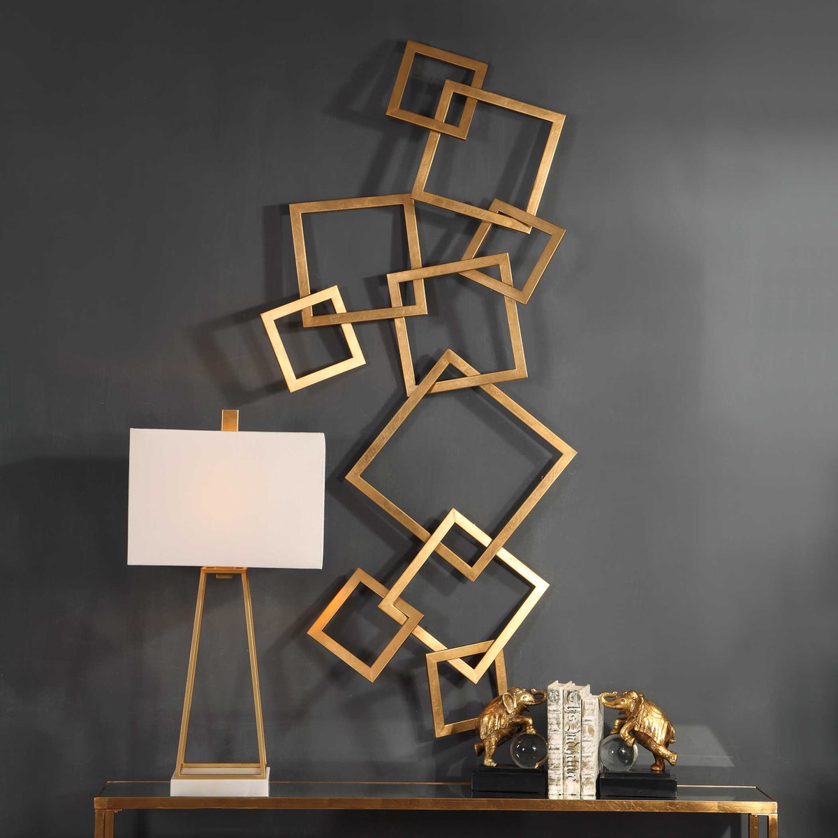 Uttermost Vida Modern Gold Wall Art 04169 Vancouver