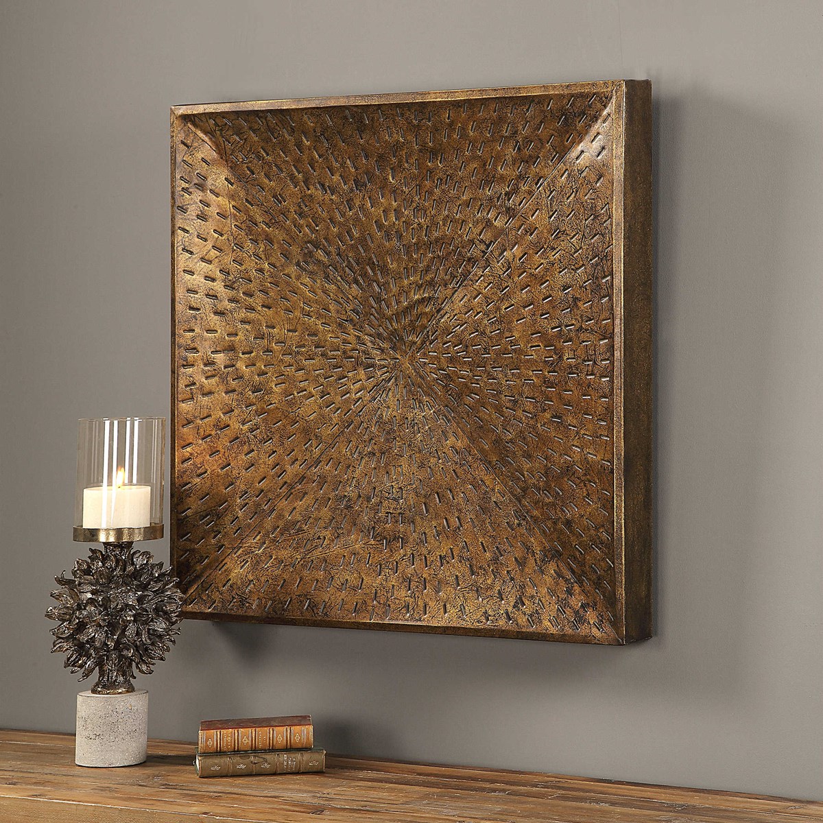 Uttermost Blaise Antiqued Bronze Wall Art 04170 Winnipeg