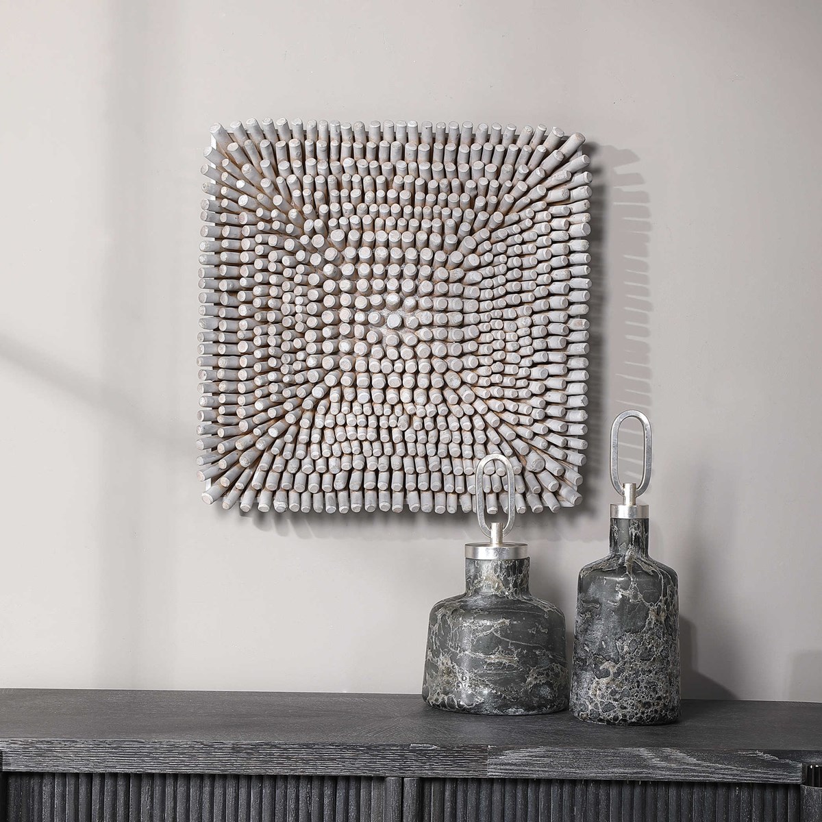 Uttermost Portside Wood Wall Panel 04264 Vancouver