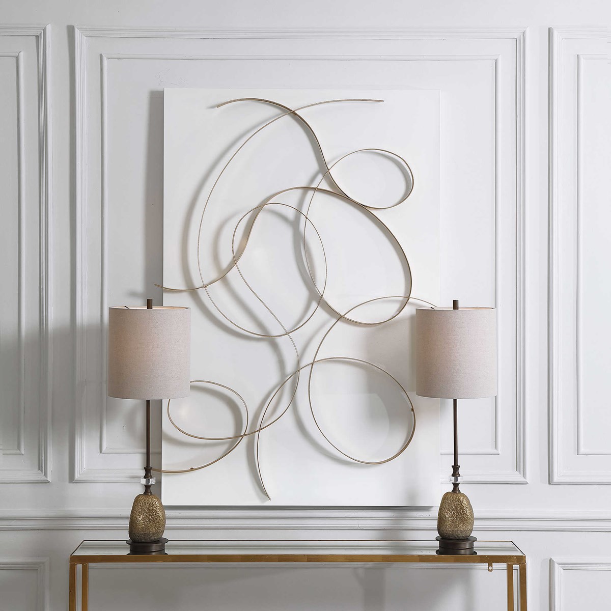 Uttermost Freehand Modern Metal Wall Panel 04277 Montreal
