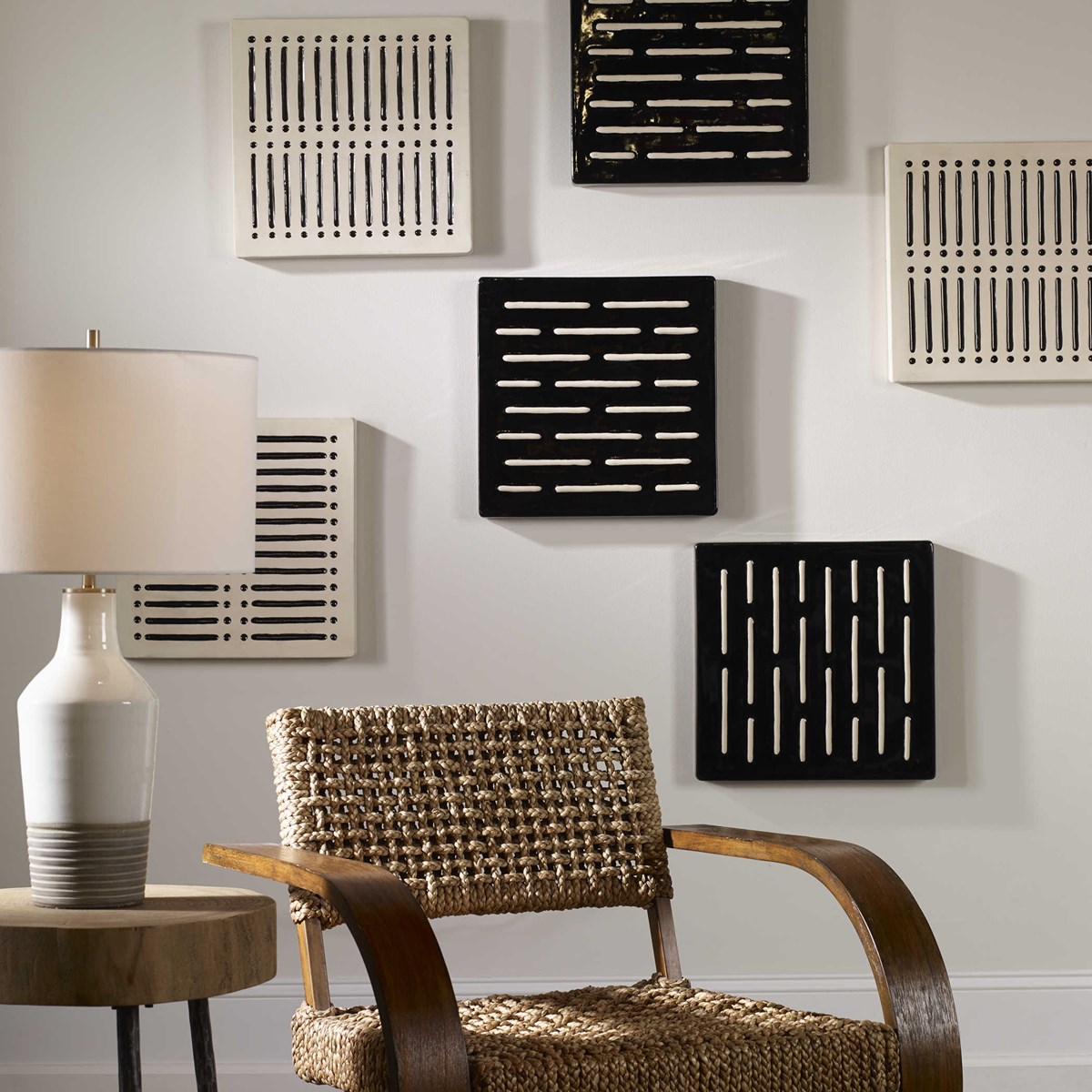 Uttermost Domino Effect Modern Wall Decor S/2 04278 Ottawa