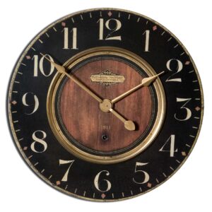 UTTERMOST ALEXANDRE MARTINOT 30" WALL CLOCK 06027 Huntsville