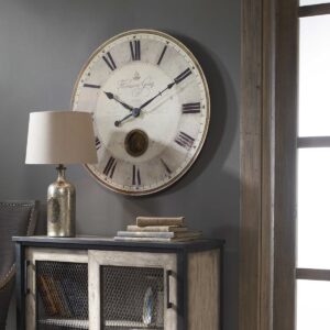 UTTERMOST HARRISON GRAY 30" WALL CLOCK 06033 Edmonton