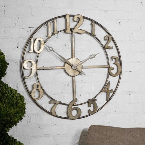 UTTERMOST DELEVAN WALL CLOCK 06681 Halifax