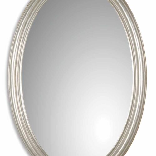 Uttermost Franklin Oval Silver Mirror 08601 P Halifax