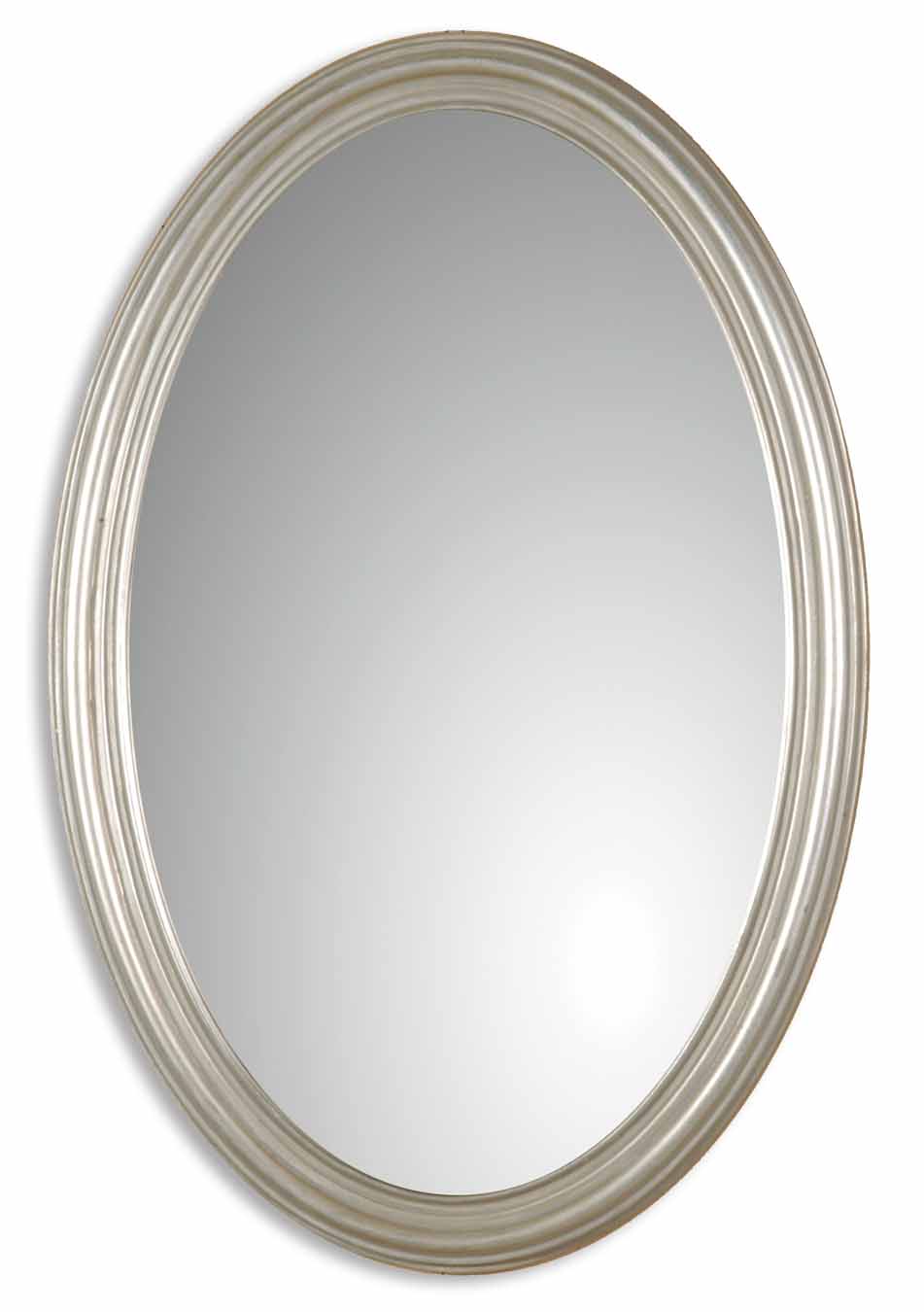 Uttermost Franklin Oval Silver Mirror 08601 P Halifax