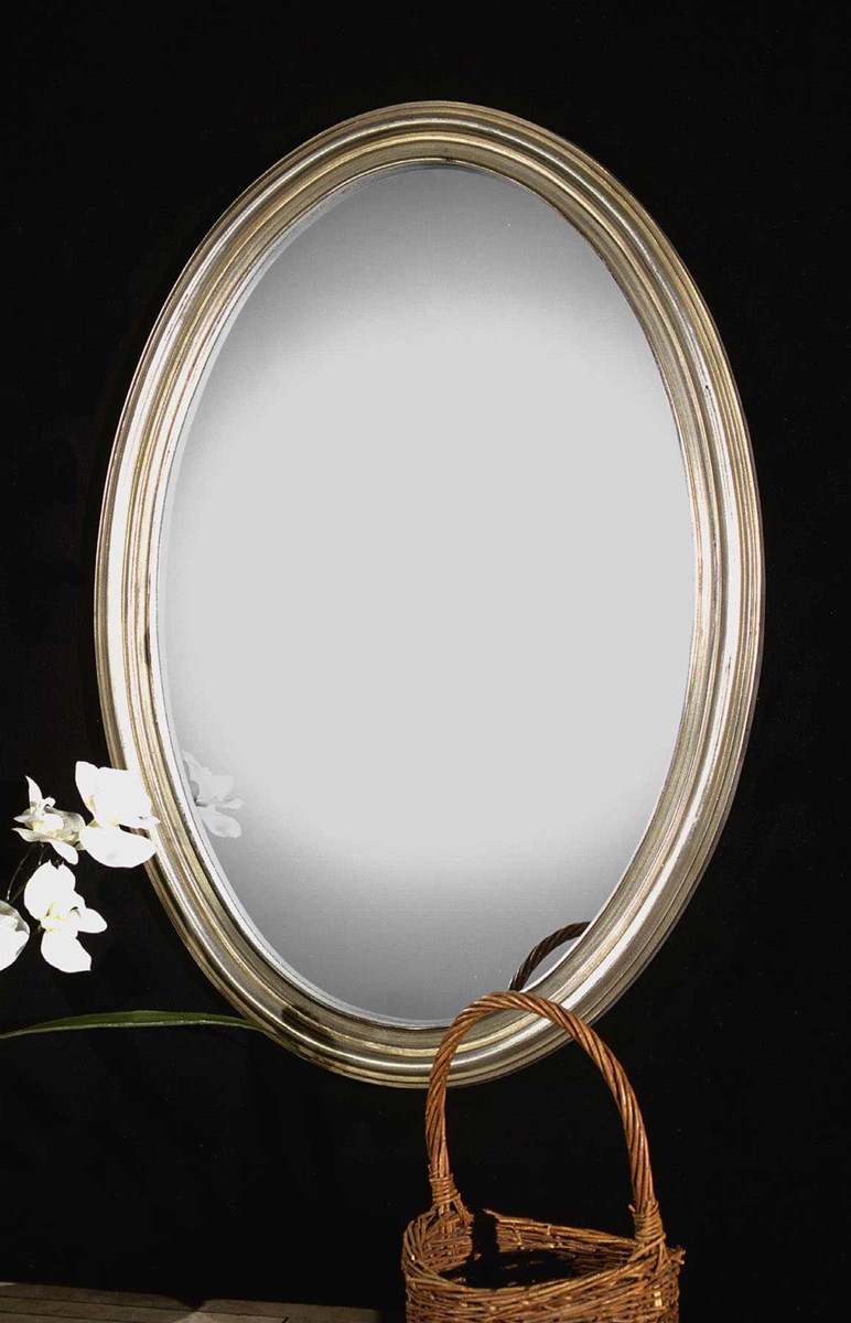 Uttermost Franklin Oval Silver Mirror 08601 P Halifax