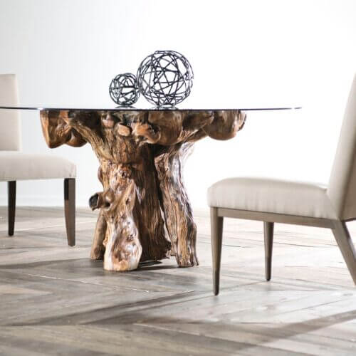 HAMMARY ROOT BALL DINING TABLE 090985