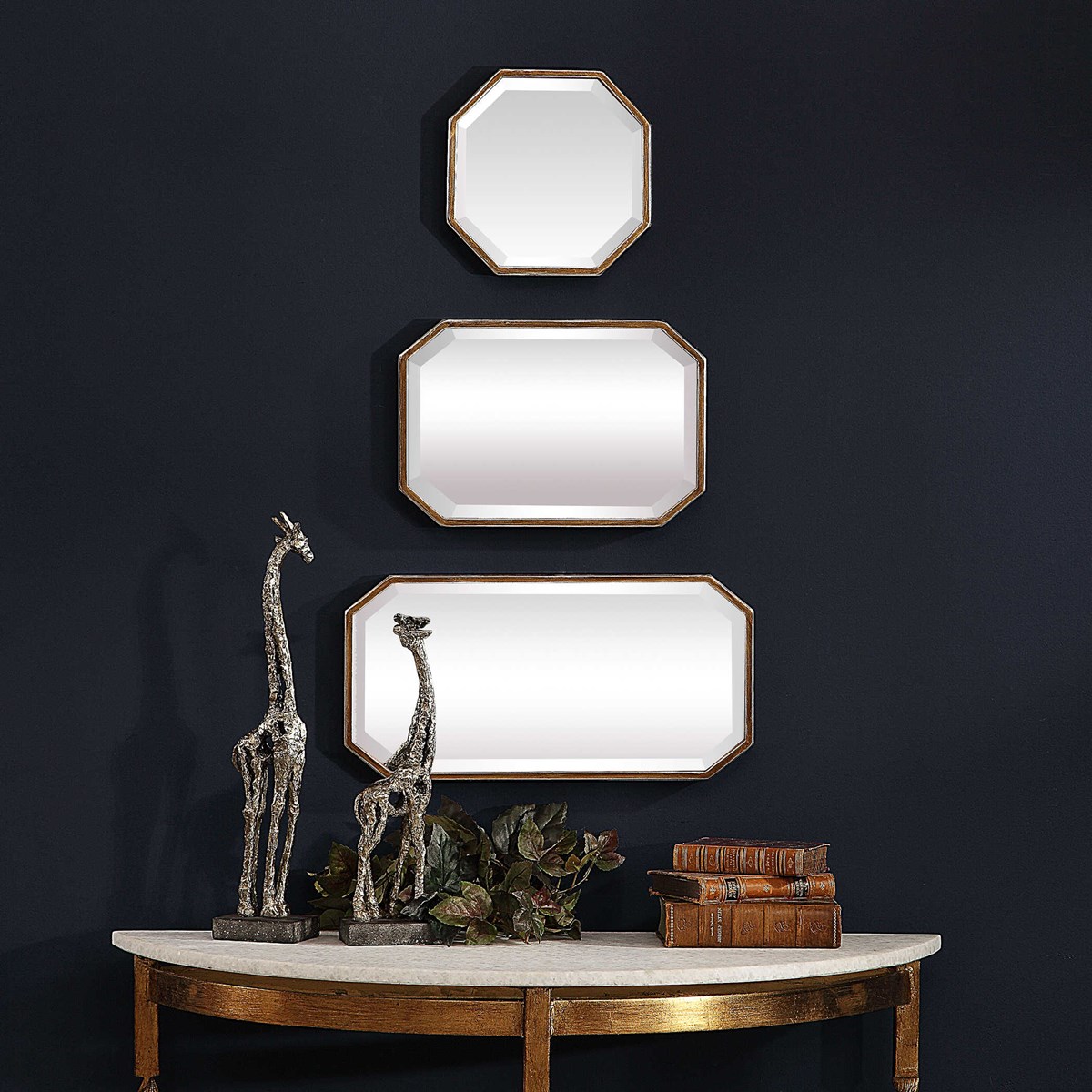 Uttermost Trois Gold Mirrors, S/3 09541 Halifax