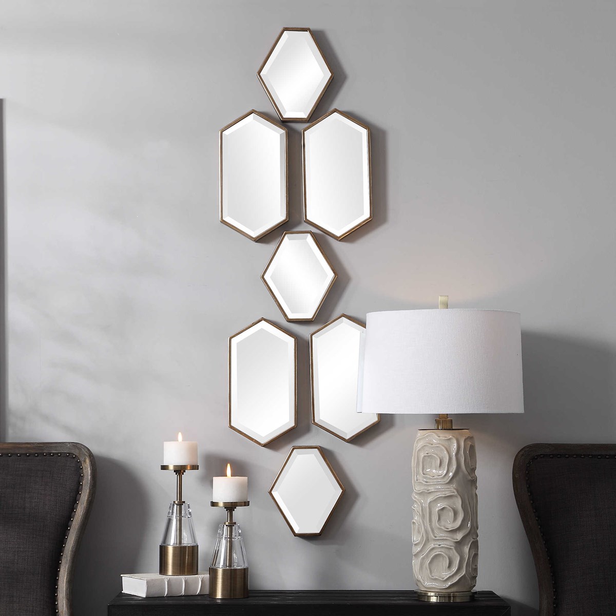 Uttermost Sarita Moroccan Mirrors Set/7 09567 Guelph