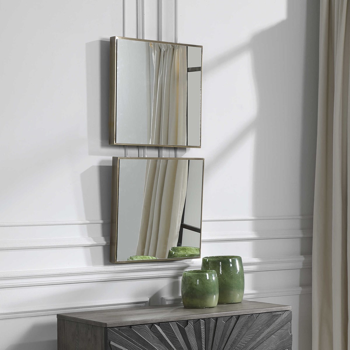 Uttermost Balmoral Modern Square Mirror 09686 montreal