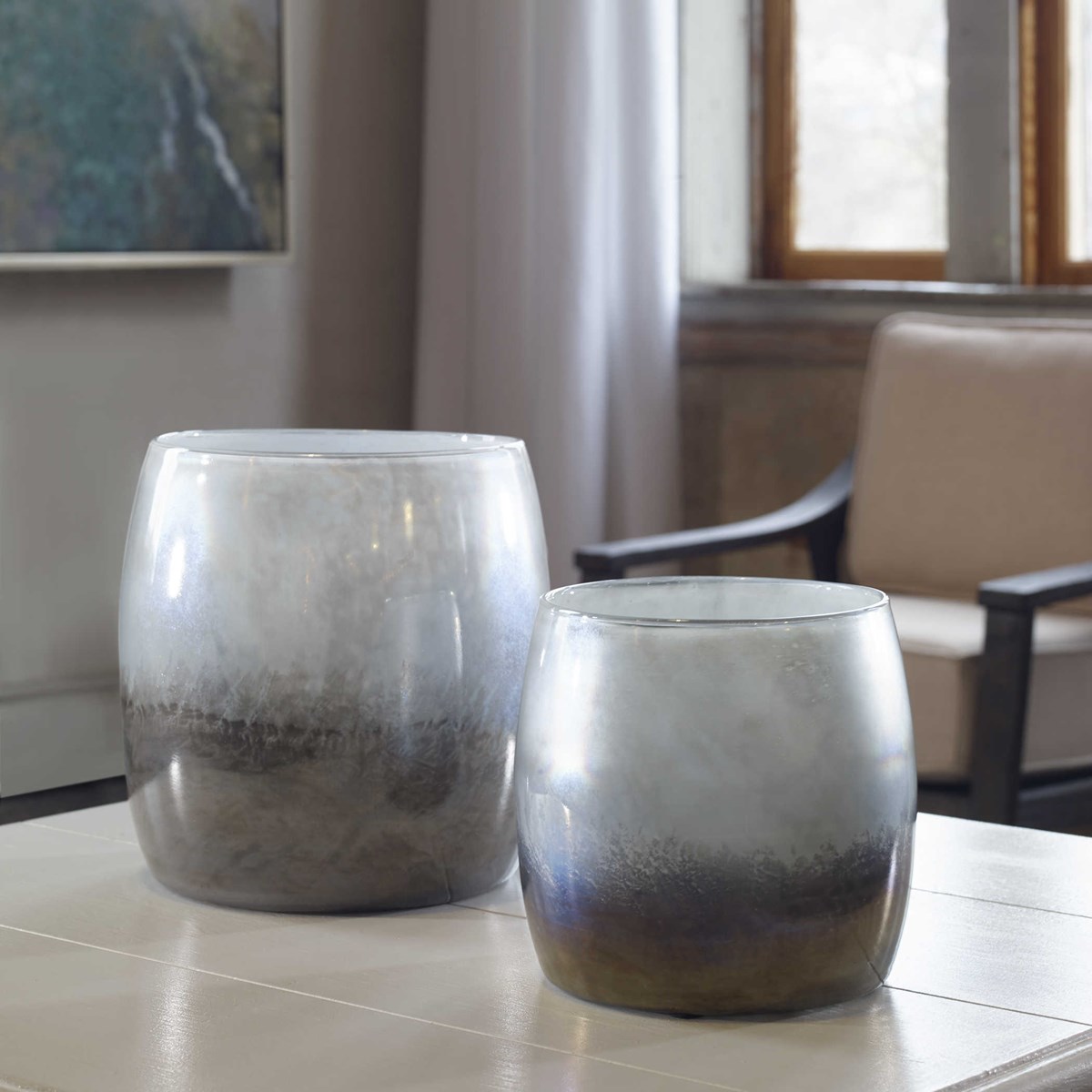 Uttermost Tinley Blown Glass Bowls S/2 17520 regina