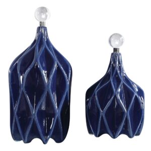 Uttermost Klara Geometric Bottles S/2 17526 winnipeg