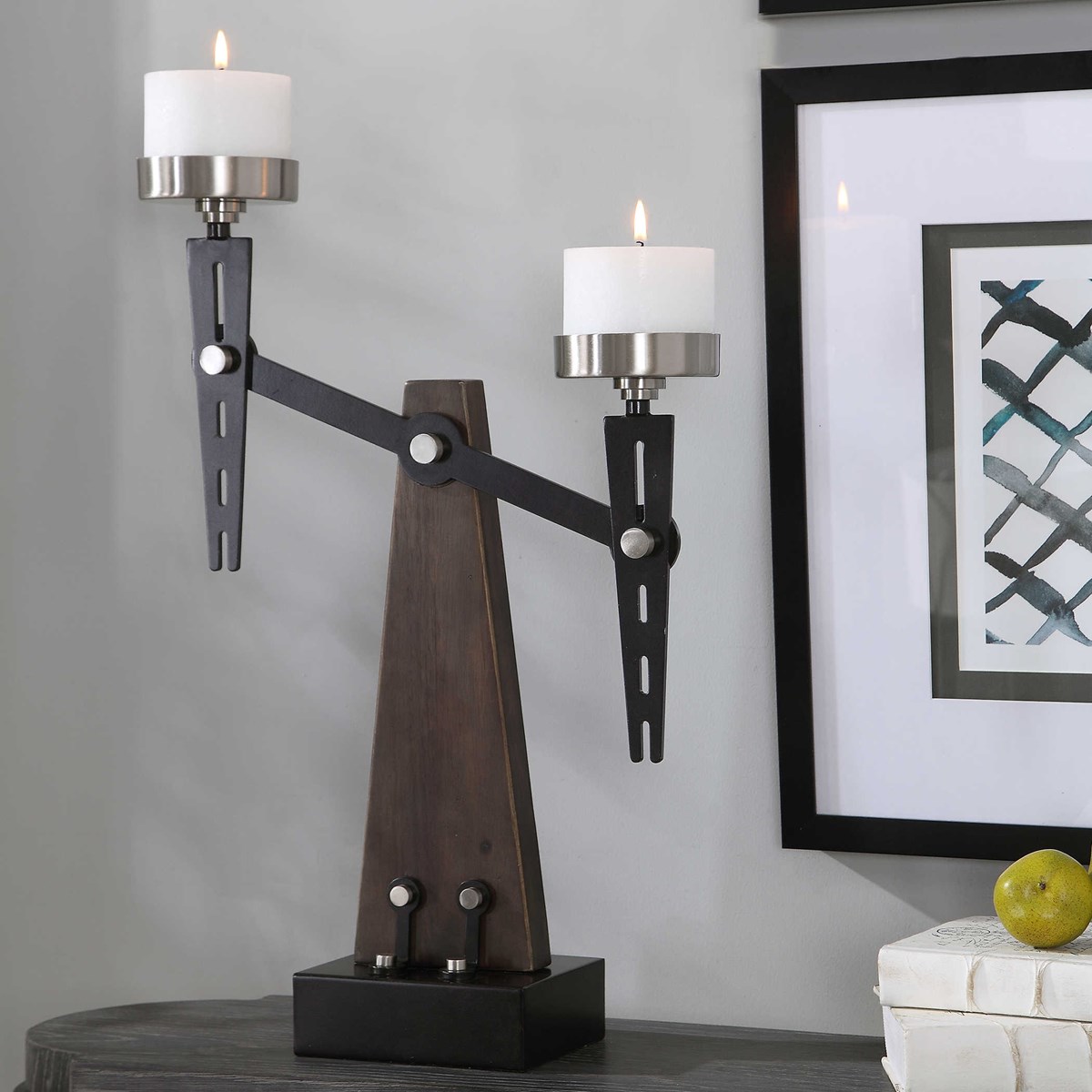 Uttermost Cardiff Industrial Candleholder 17554 quebec city
