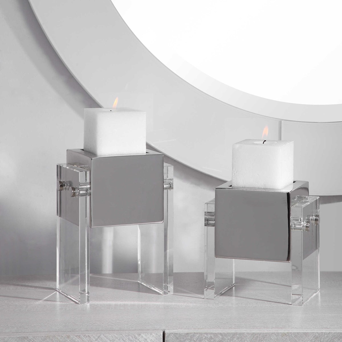 Uttermost Sutton Square Candleholders S/2 17742 montreal