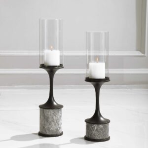Uttermost Deane Marble Candleholders S/2 17882 mississauga