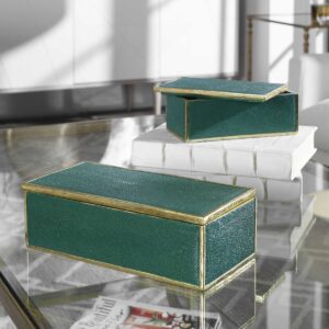 Uttermost Karis Emerald Green Boxes S/2 18723 ottawa