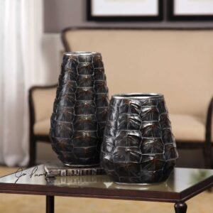 Uttermost Kapil Tortoise Shell Vases S/2 18802 edmonton