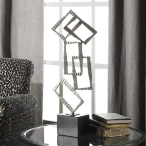 Uttermost Talal Brushed Nickel Sculpture 18922 calgary