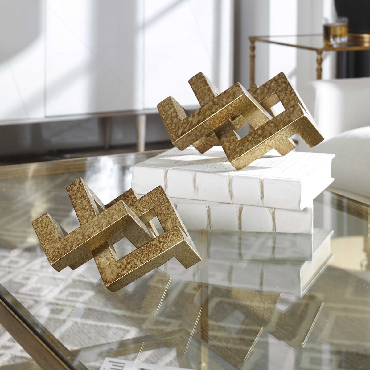 Uttermost Ayan Gold Accents S/2 18927 fredericton