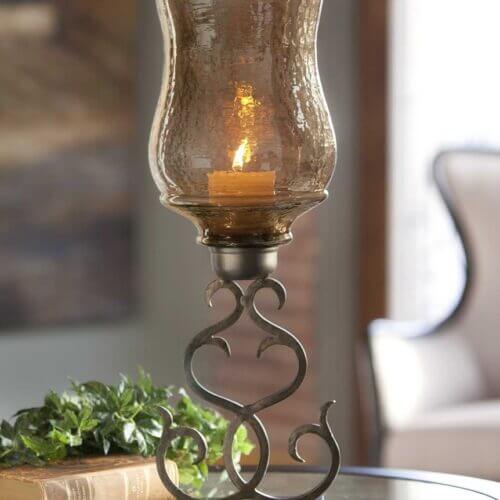 Uttermost Sorel Metal Candleholder 19562 halifax