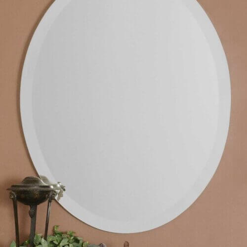 Uttermost Frameless Vanity Oval Mirror 19580 B collingwood