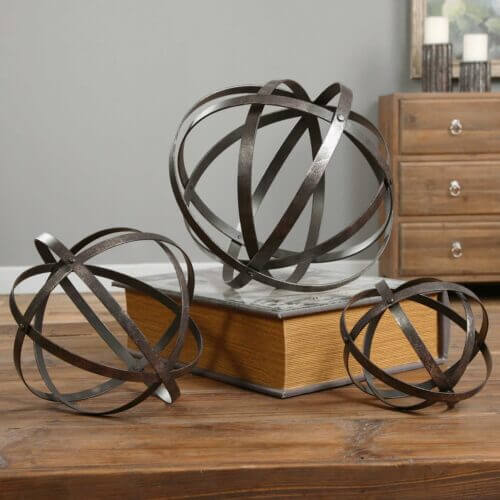 Uttermost Stetson Bronze Spheres S/3 19975 montreal