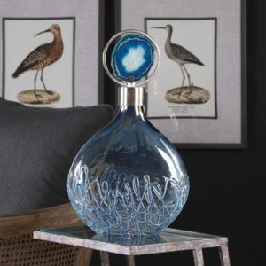 Uttermost Rae Sky Blue Vase 20930 regina
